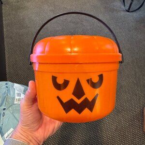 Original Vintage McDonalds "McGoblin" Halloween Pumpkin Bucket